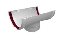 Воронка желоба GL Классика 120/90 мм ПВХ (Белый)