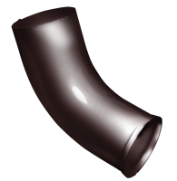 Колено стока GL PU 125/90 мм металлическое