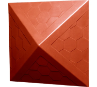 Колпак ППК на столб заборный 1,5 кирпича