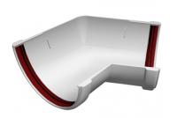 Угол желоба 135 гр. GL Классика 120/90 мм ПВХ (Белый)