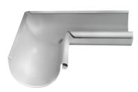 Угол желоба внутренний 90º GL PE 125/90 мм металли