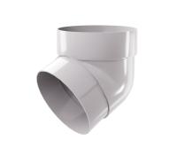 Колено трубы 45 гр. GL Классика 120/90 мм ПВХ