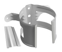 Кронштейн трубы на дерево GL PU 125/90 мм металли