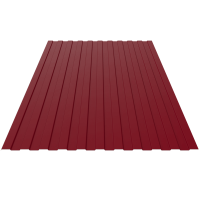 Профилированный лист C-8 с покрытием 6 метров (RAL 3005 (красный))