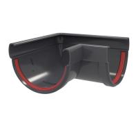 Угол желоба универсальный ПВХ Grand Line Стандарт