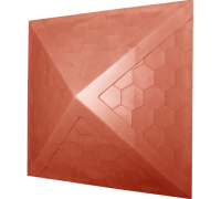 Колпак ППК на столб заборный 2 кирпича