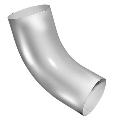 Колено трубы 60º  GL PU 125/90 мм металлическое